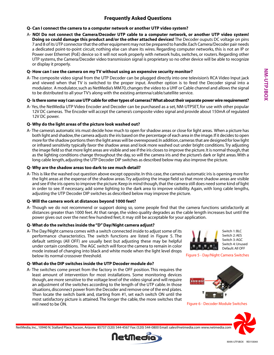 NetMedia UTPJBOX-DB User Manual | Page 4 / 4