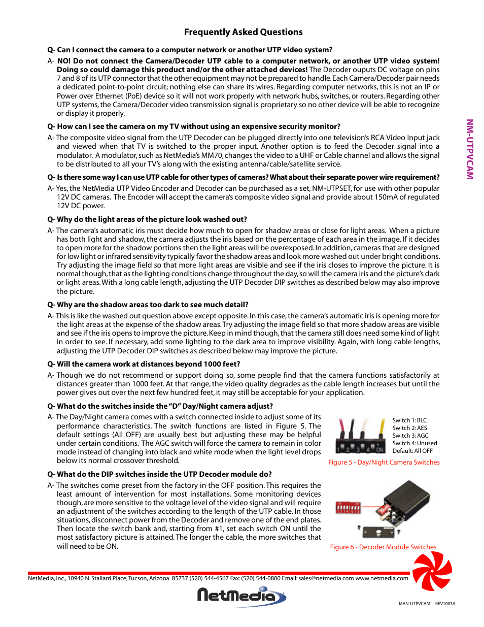 NetMedia UTPVCAM-DW User Manual | Page 4 / 4