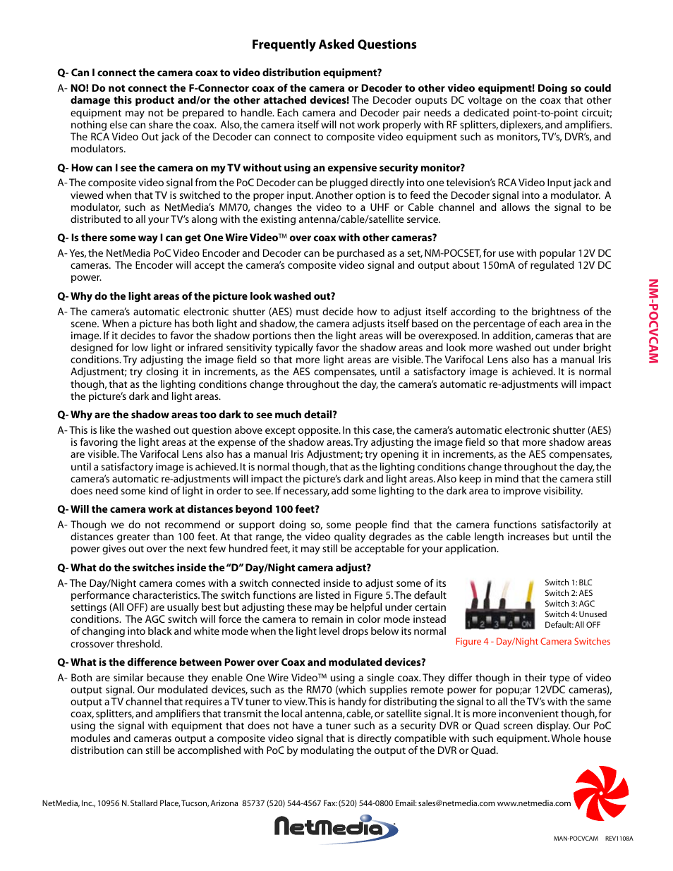 NetMedia POCVCAM-DW User Manual | Page 4 / 4