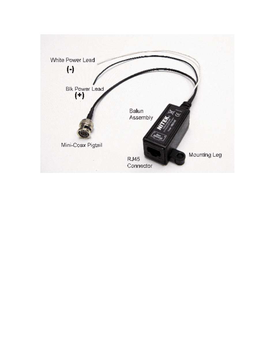 Parts of the vb31at installation & setup | Nitek VB31AT User Manual | Page 3 / 7