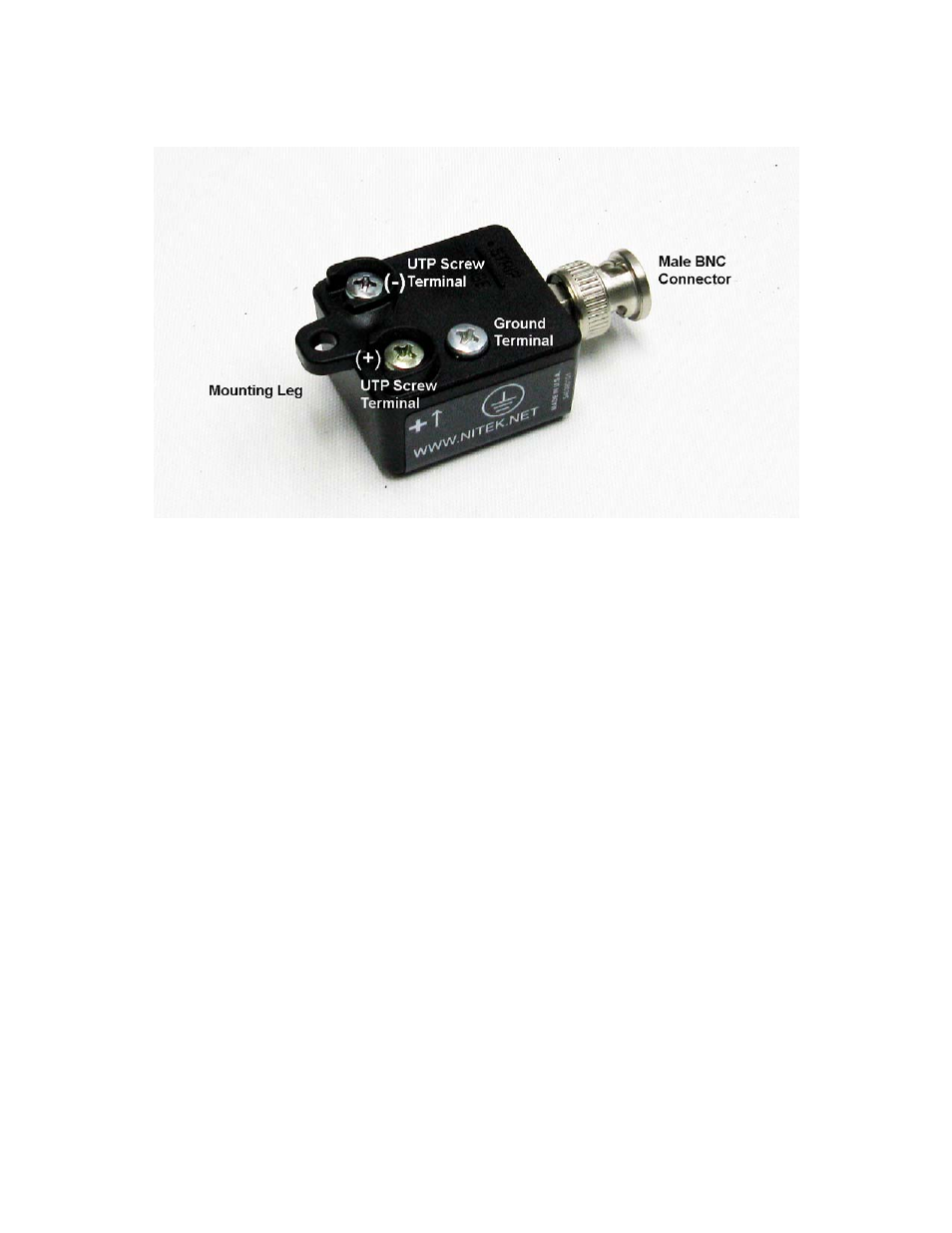 Parts of the vb39m installation & setup | Nitek VB39M User Manual | Page 3 / 7
