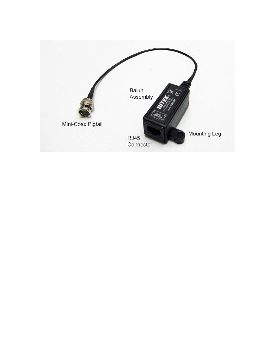 Parts of the vb31m installation & setup | Nitek VB31M User Manual | Page 3 / 7