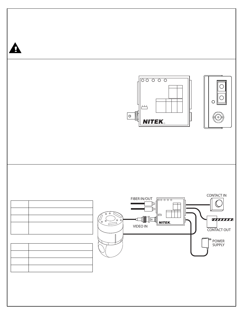 Nitek FTS312104S00 User Manual | 1 page