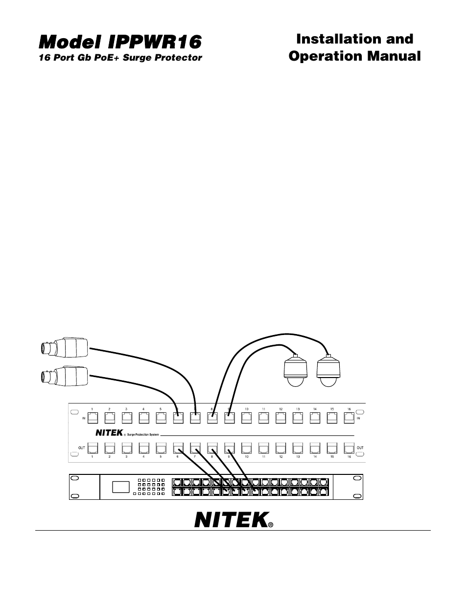 Nitek IPPWR16 User Manual | 2 pages