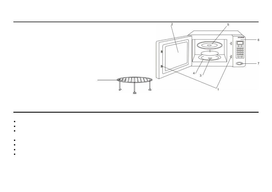 Description, Important safeguards | Hyundai H-MW1520 User Manual | Page 2 / 23