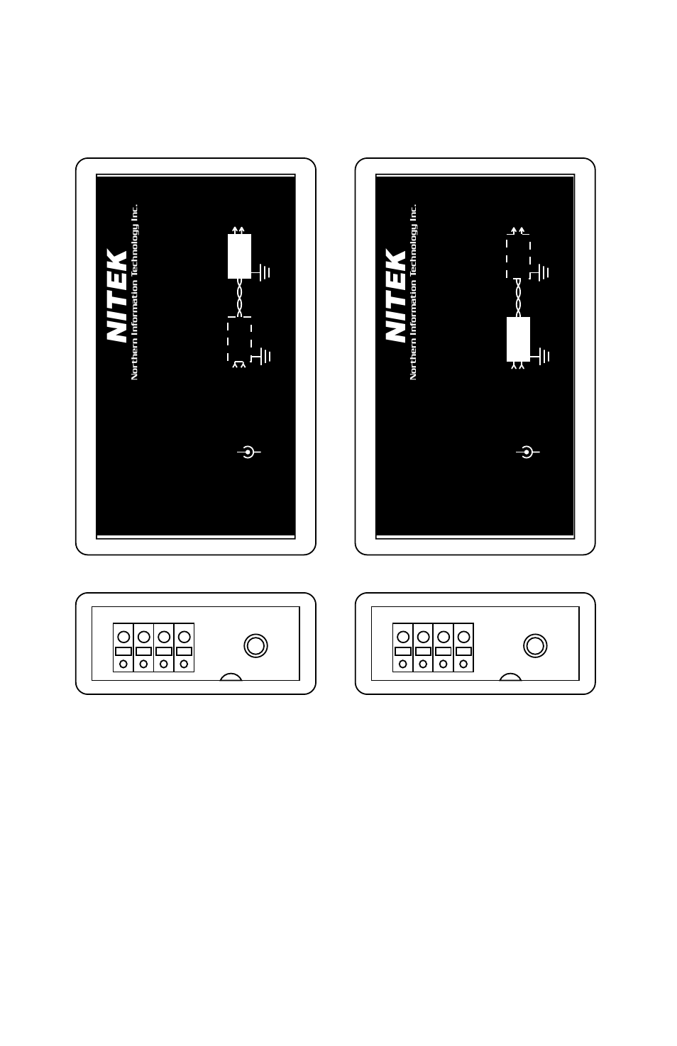 Nitek, Dl2105 diagram receiver transmitter, Dl2105 | Receiver, Transmitter, Rs232 extender | Nitek DL2105 User Manual | Page 7 / 8