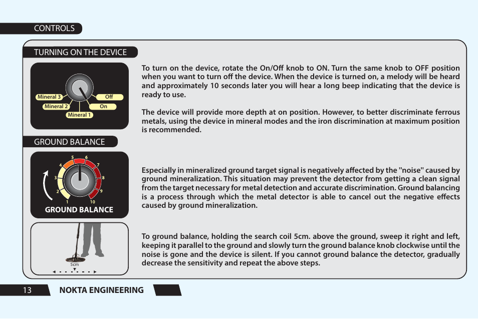 Nokta detectors Velox One User Manual User Manual | Page 14 / 20