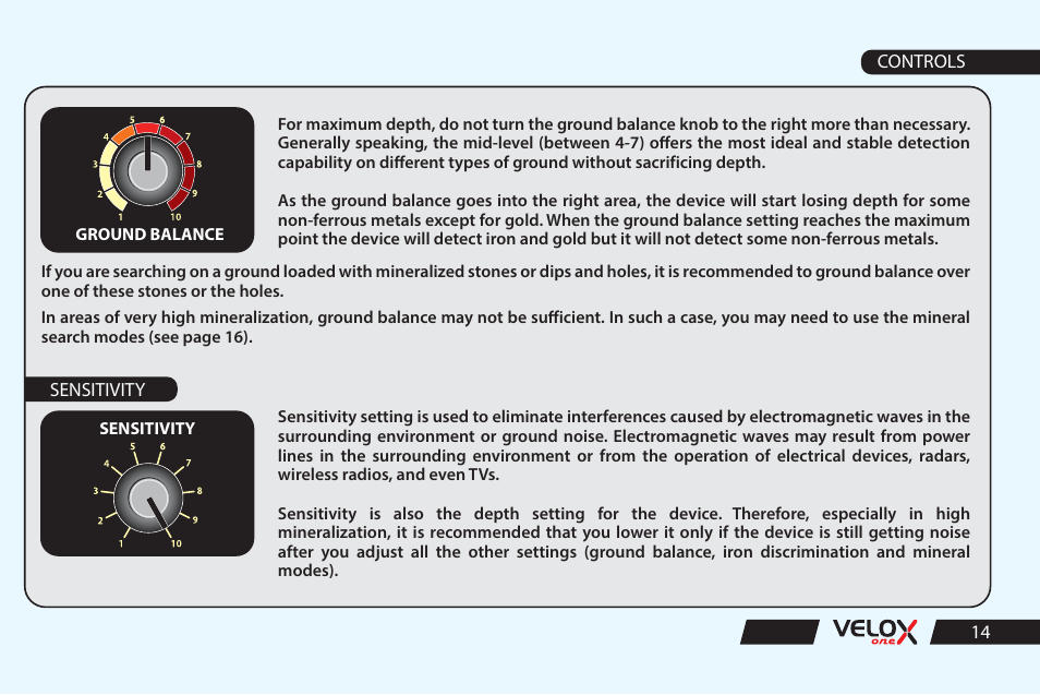 Nokta detectors Velox One User Manual User Manual | Page 15 / 20