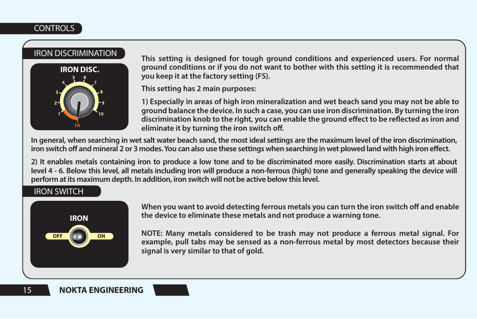 Nokta detectors Velox One User Manual User Manual | Page 16 / 20