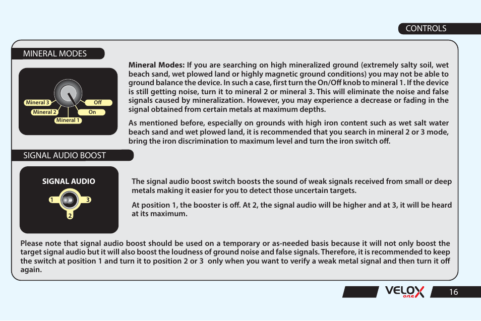 Nokta detectors Velox One User Manual User Manual | Page 17 / 20