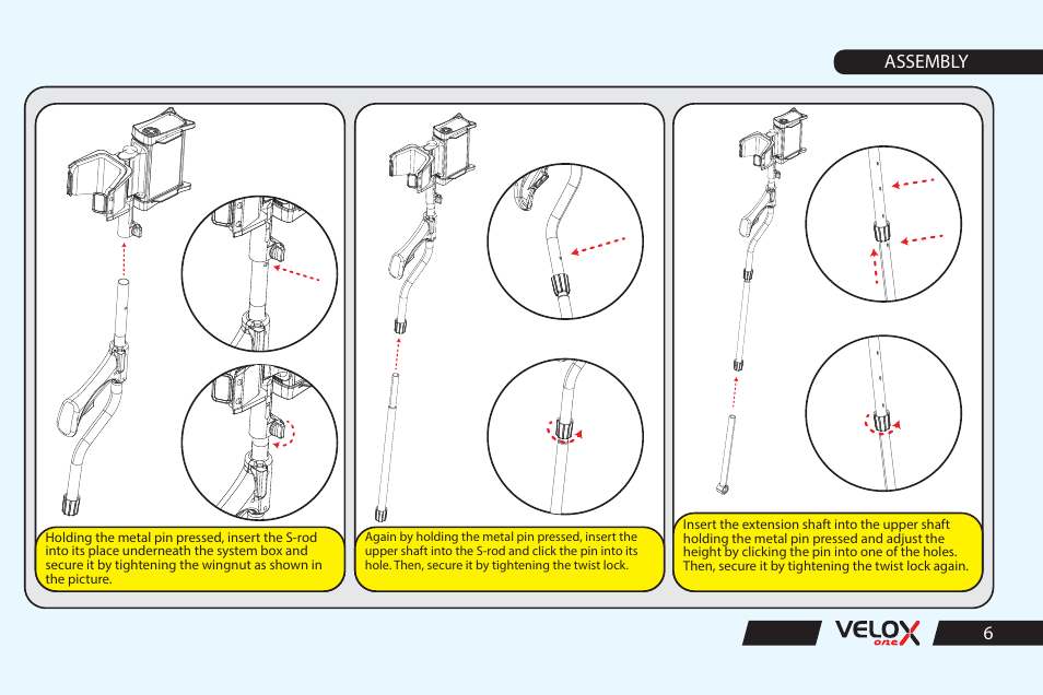 Assembly | Nokta detectors Velox One User Manual User Manual | Page 7 / 20