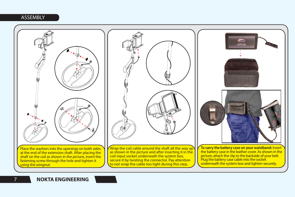 Assembly, Nokta engineering | Nokta detectors Velox One User Manual User Manual | Page 8 / 20