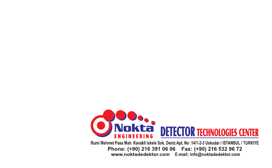 Nokta detectors Golden King NGR User Manual | Page 44 / 44