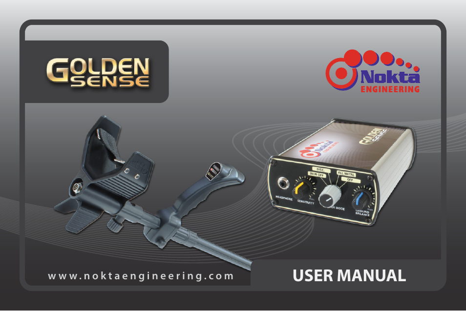 Nokta detectors Golden Sense User Manual User Manual | 24 pages