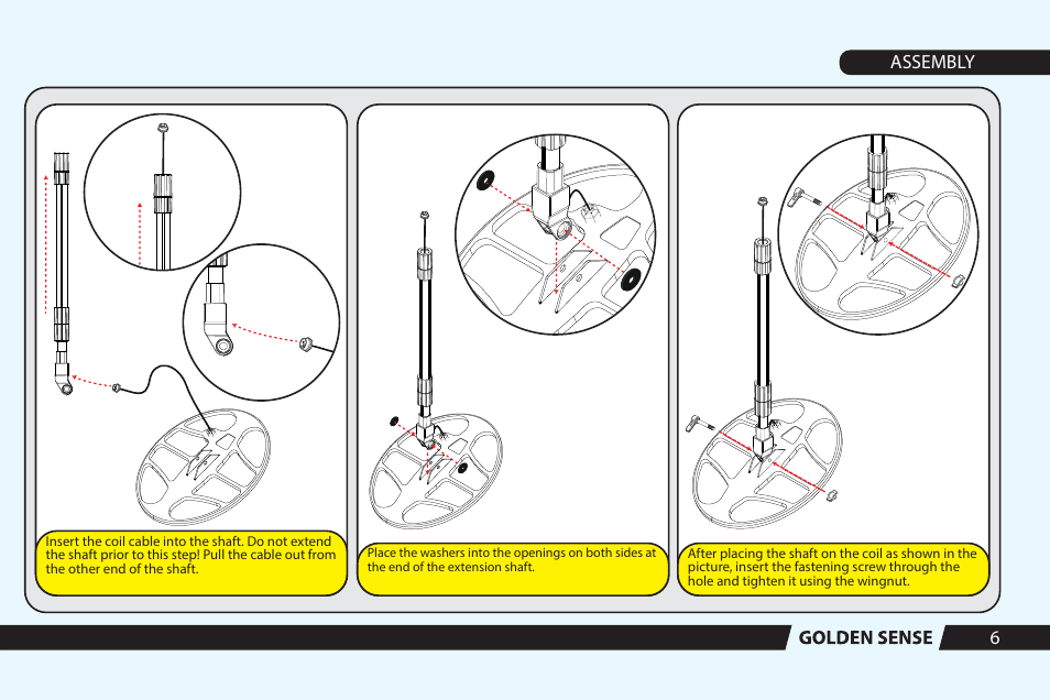 6assembly | Nokta detectors Golden Sense User Manual User Manual | Page 7 / 24