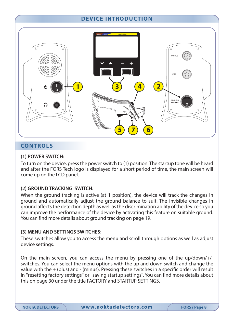 Nokta detectors Fors Tech User Manual | Page 10 / 32