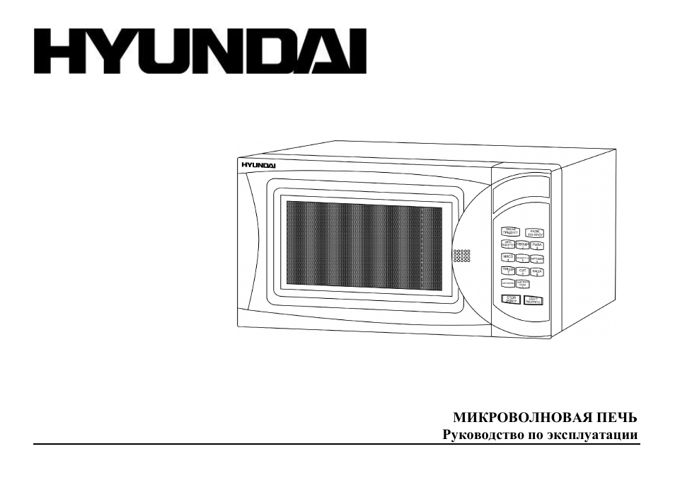 Hyundai H-MW3317 User Manual | 19 pages