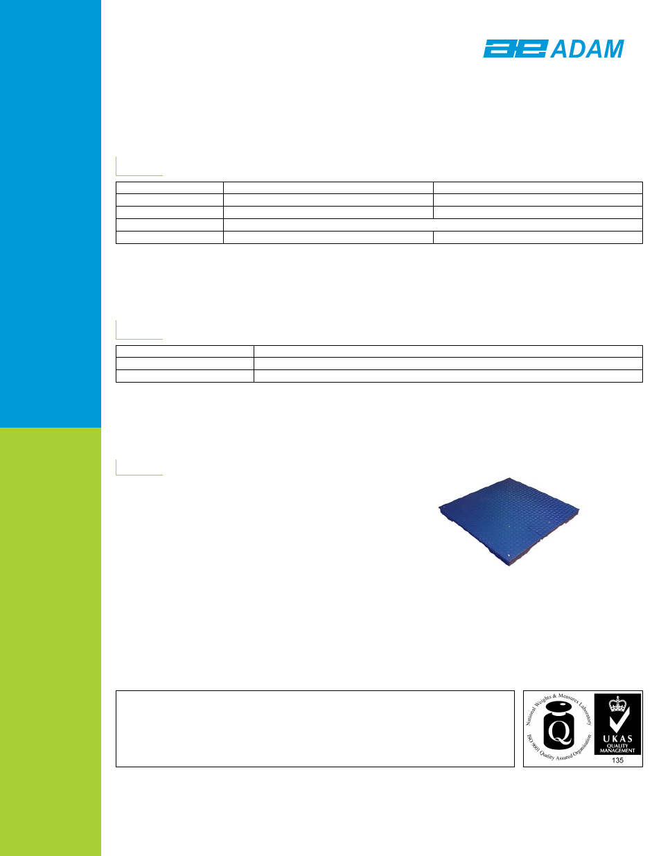 Technical specifications, General specifications | Nova-Tech PT112M User Manual | Page 2 / 2