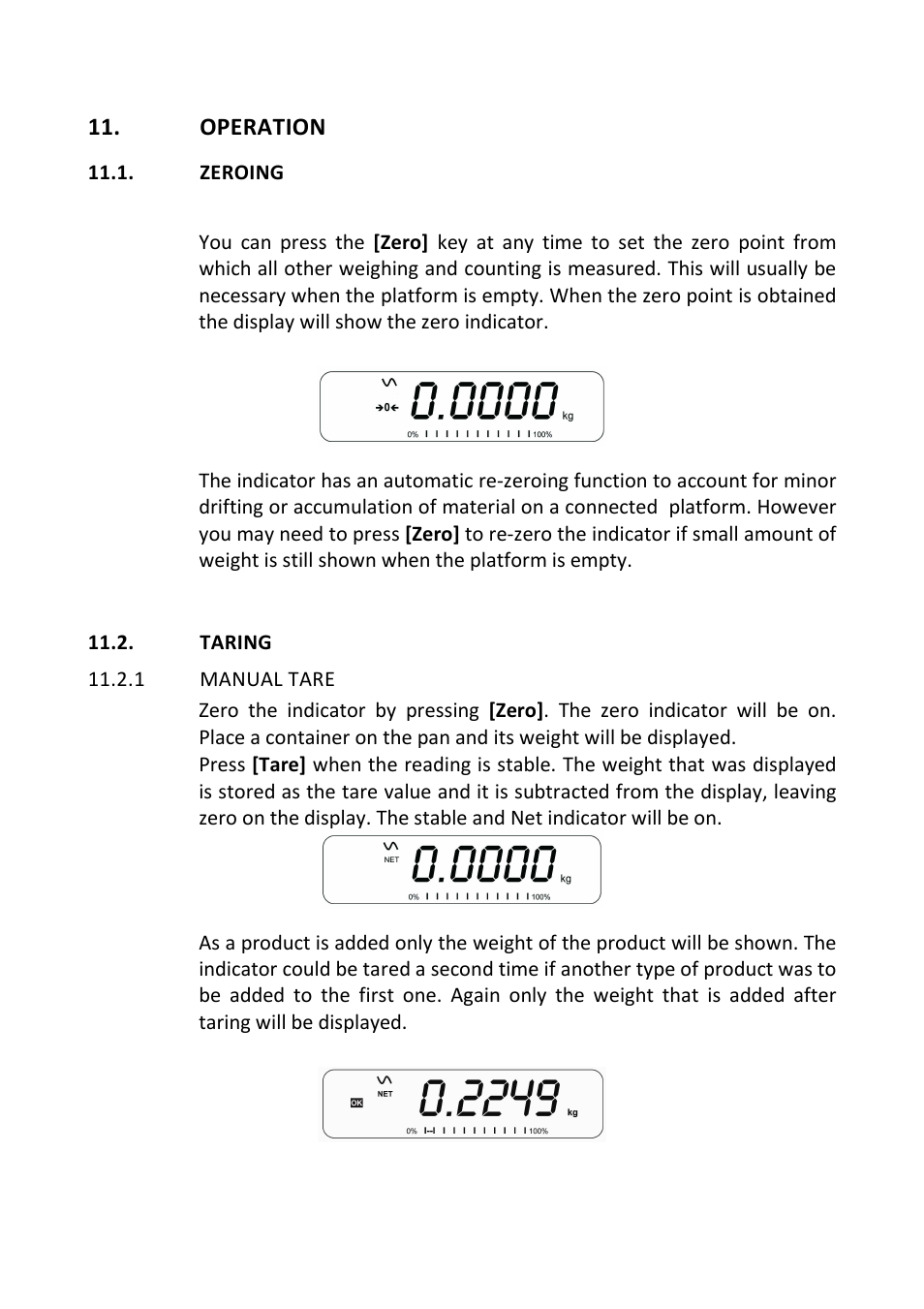 Operation | Nova-Tech GKa Indicator User Manual | Page 17 / 68