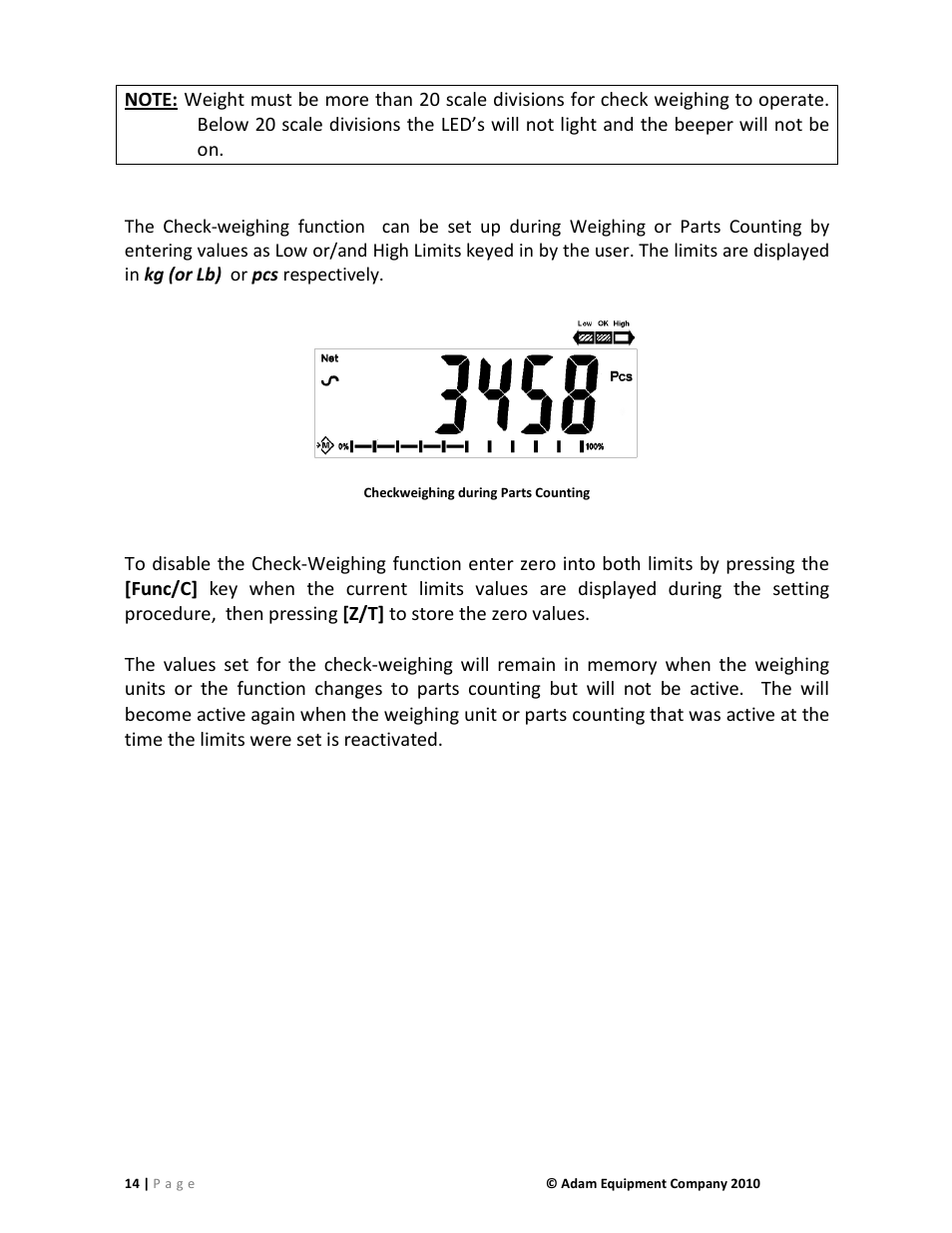 Nova-Tech AE402 Indicator User Manual | Page 16 / 44