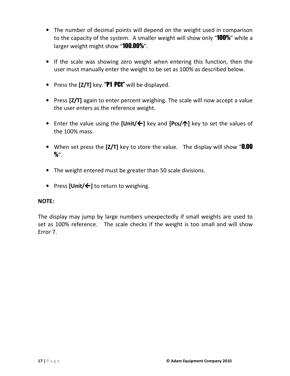 Nova-Tech AE402 Indicator User Manual | Page 19 / 44