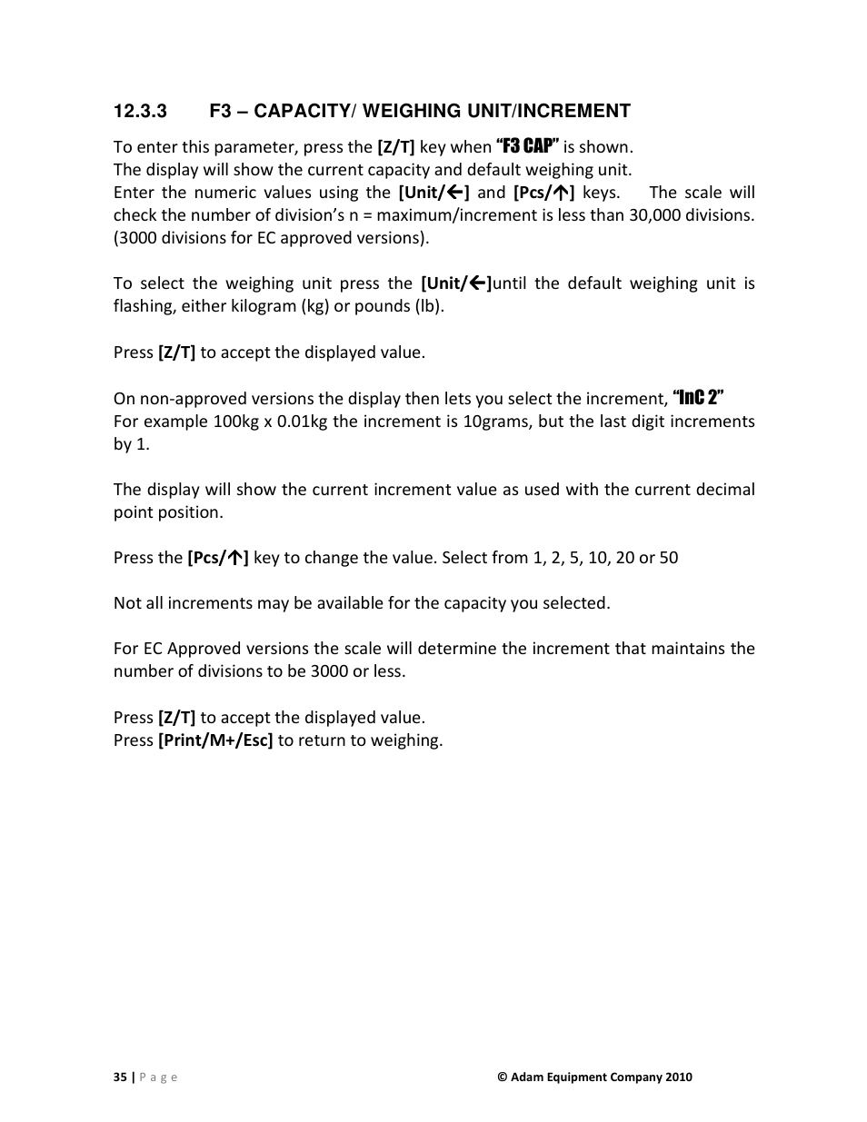 Nova-Tech AE402 Indicator User Manual | Page 37 / 44