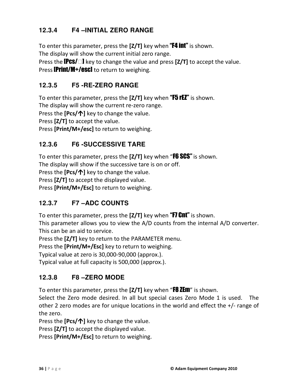 Nova-Tech AE402 Indicator User Manual | Page 38 / 44