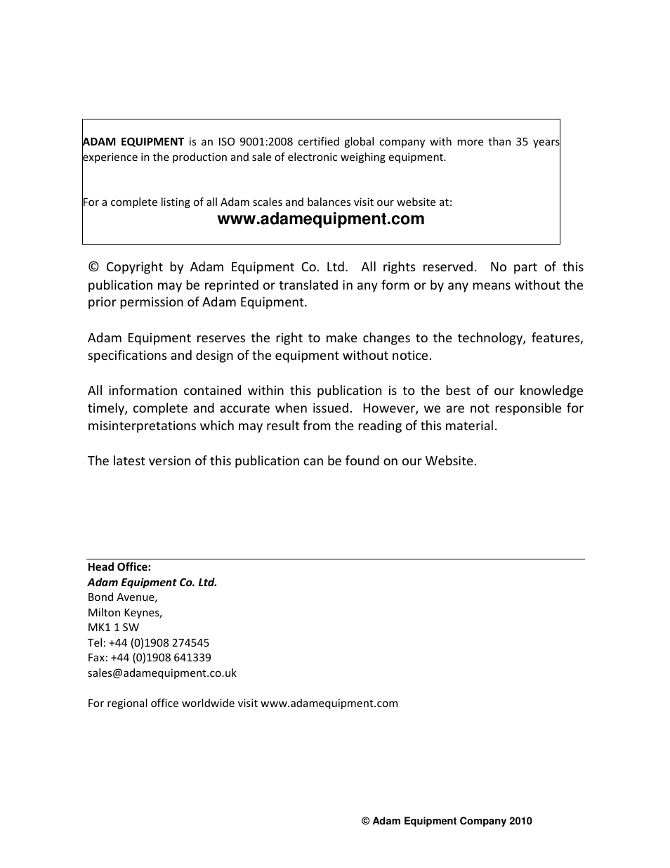 Nova-Tech AE402 Indicator User Manual | Page 44 / 44