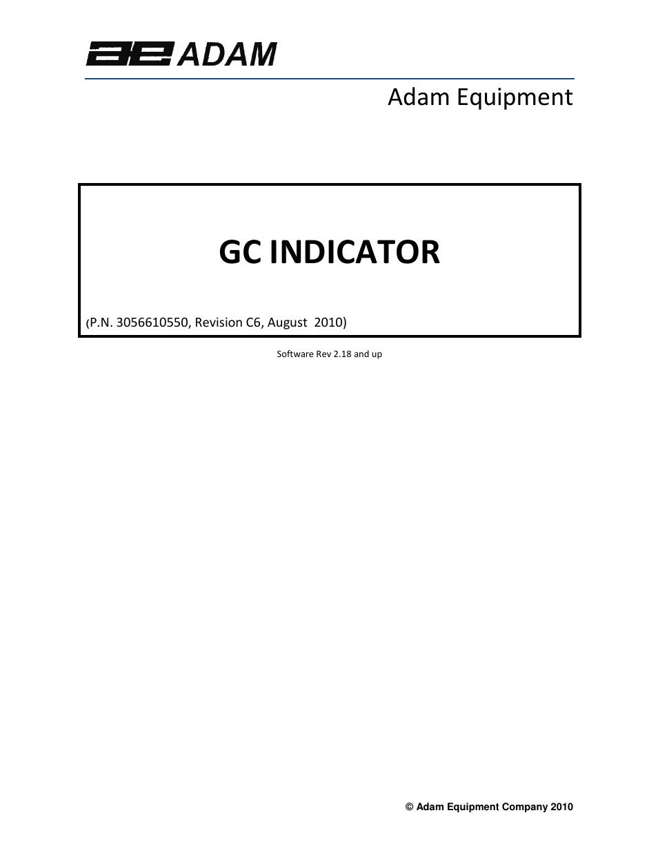 Nova-Tech GC Indicator User Manual | 44 pages