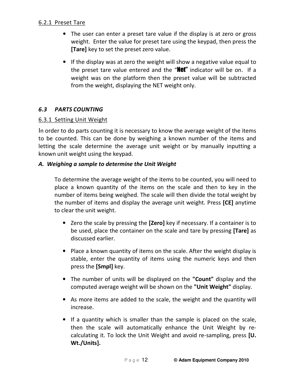 Nova-Tech GC Indicator User Manual | Page 14 / 44