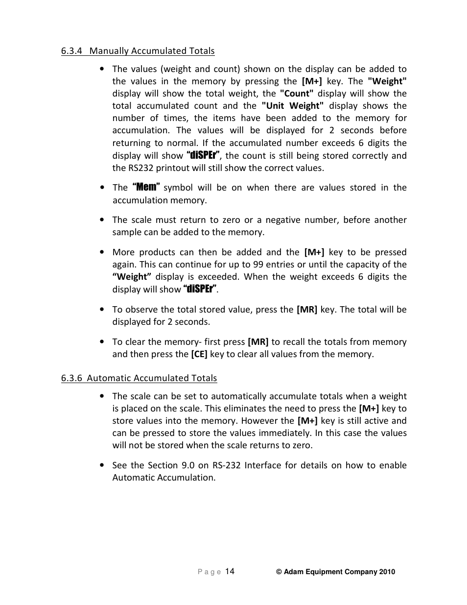 Nova-Tech GC Indicator User Manual | Page 16 / 44