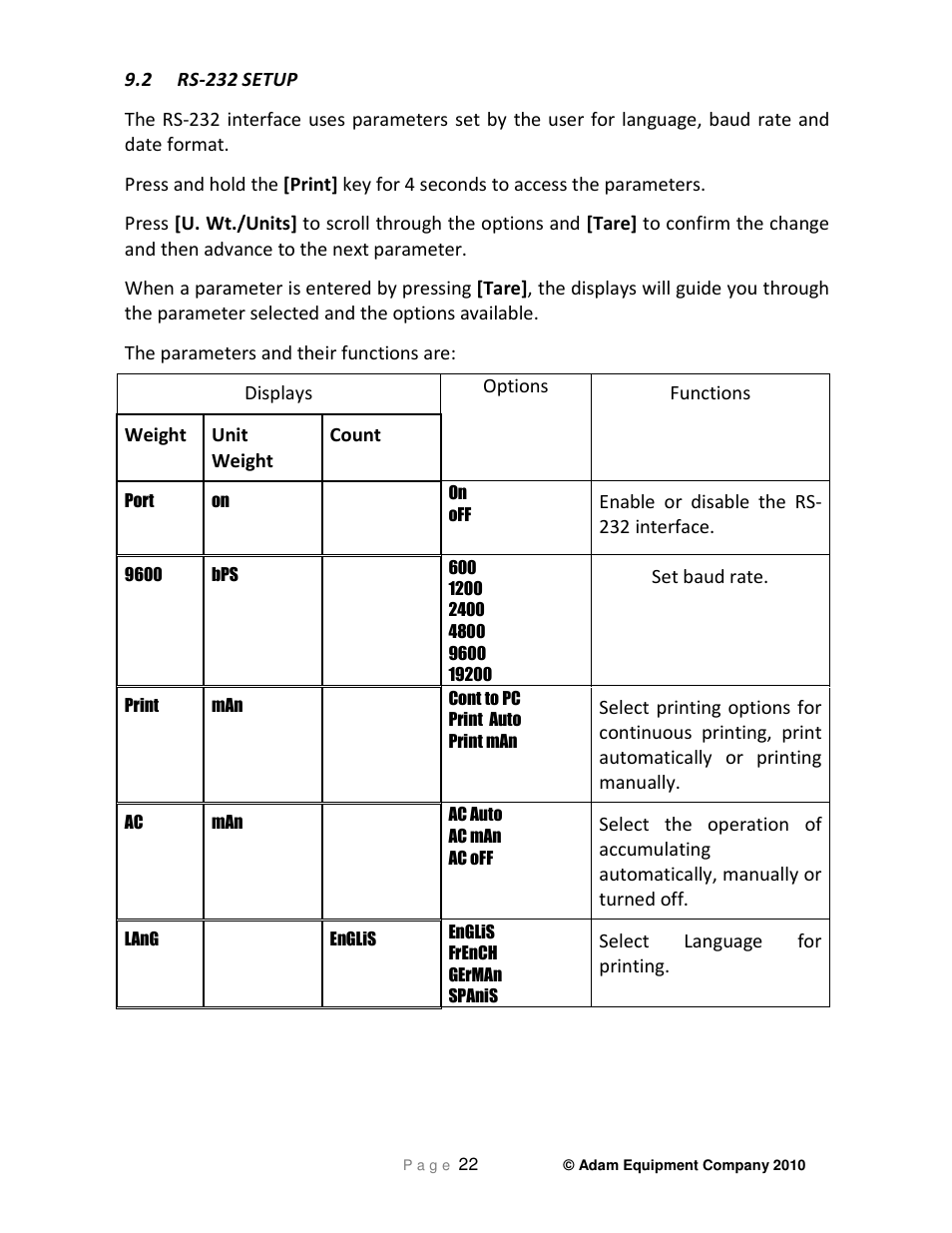 Nova-Tech GC Indicator User Manual | Page 24 / 44