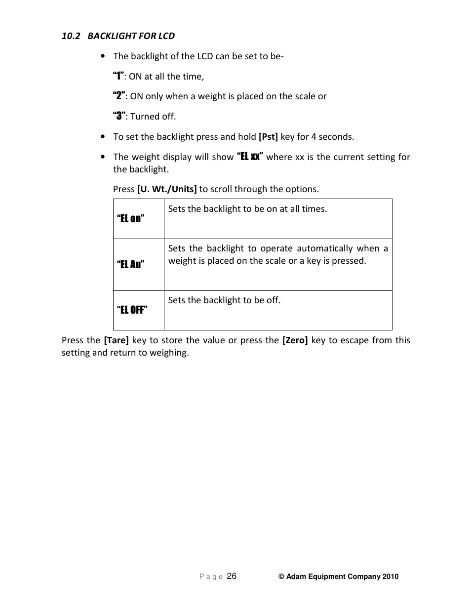 Nova-Tech GC Indicator User Manual | Page 28 / 44