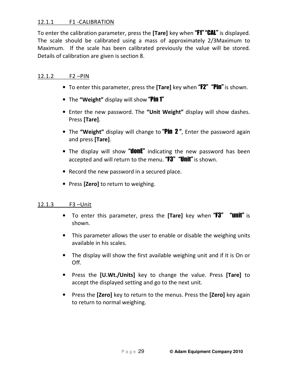 Nova-Tech GC Indicator User Manual | Page 31 / 44