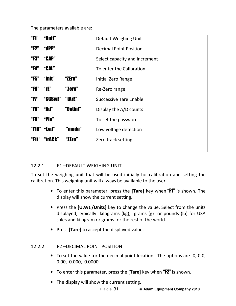 Nova-Tech GC Indicator User Manual | Page 33 / 44