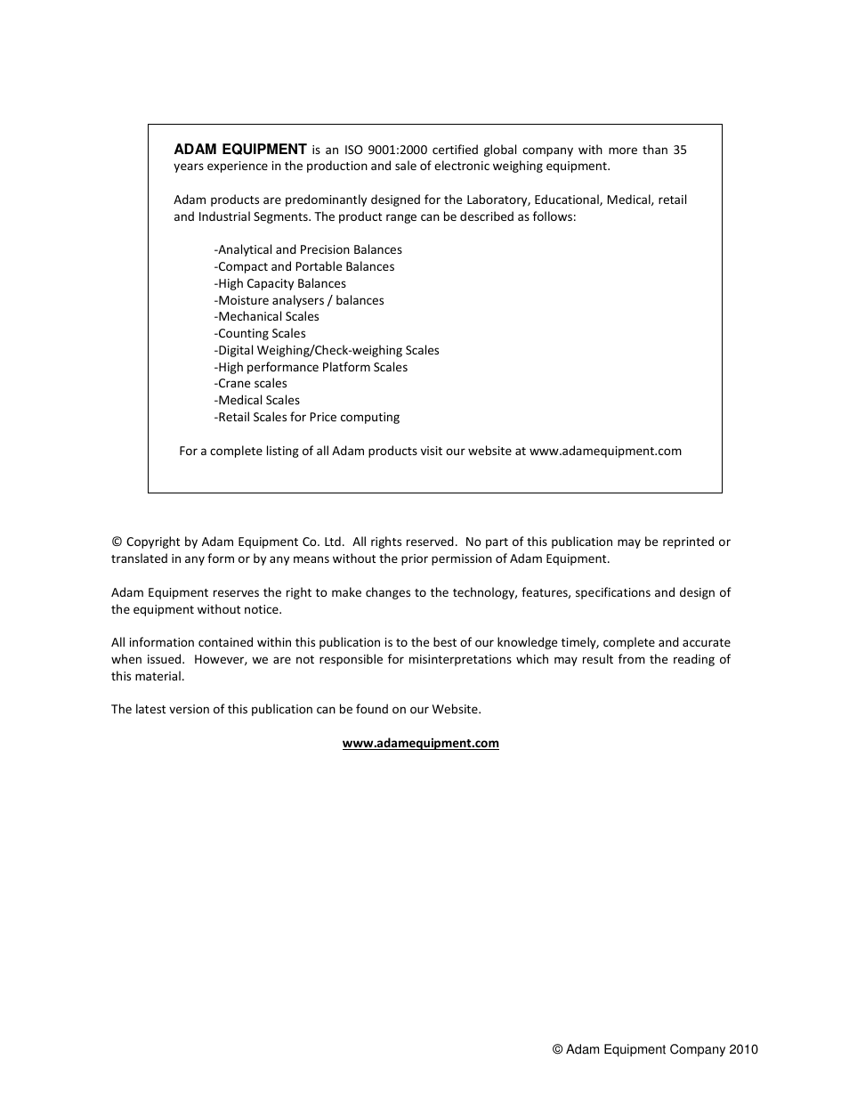 Nova-Tech GC Indicator User Manual | Page 44 / 44