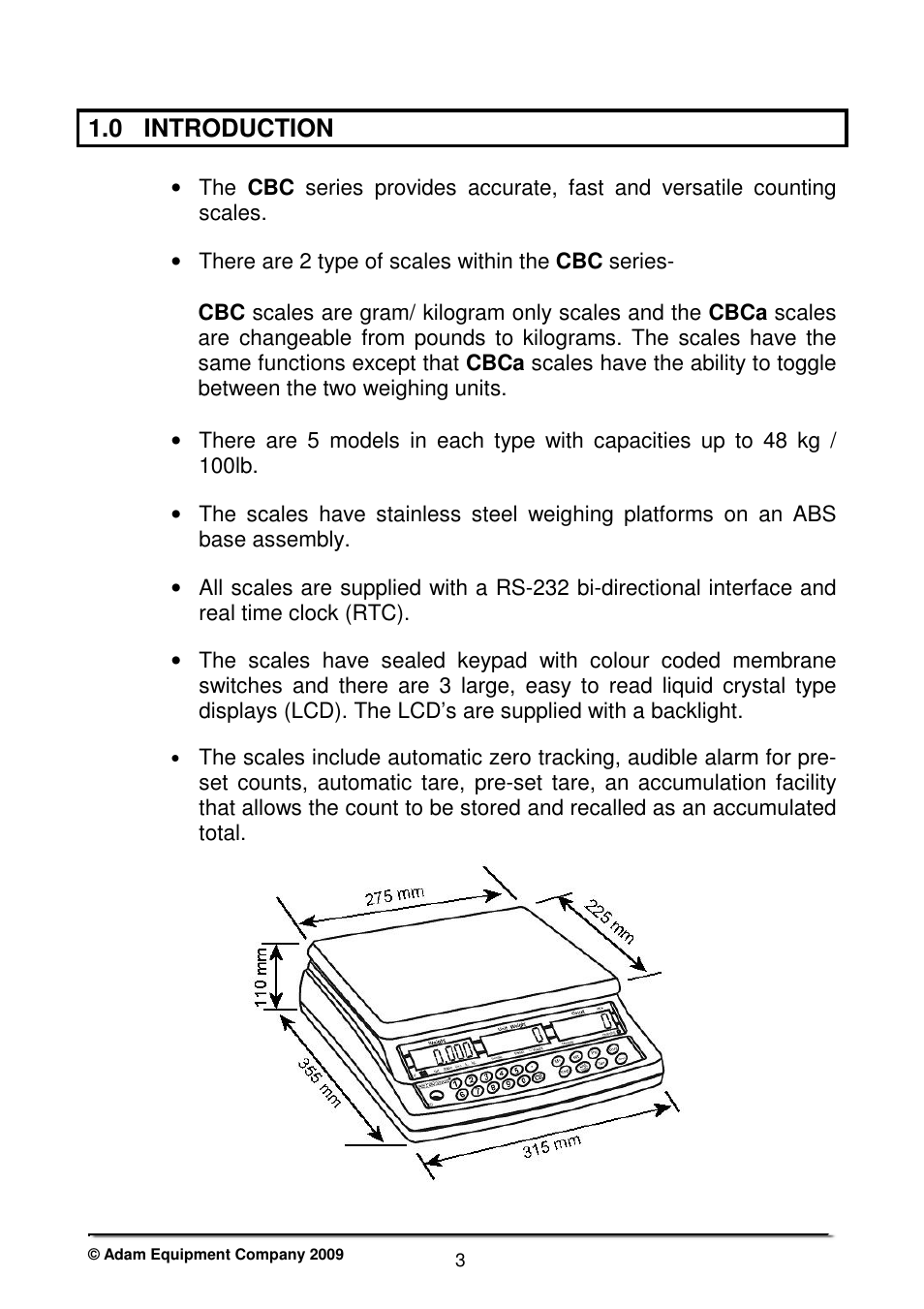 0 introduction | Nova-Tech CBC Series User Manual | Page 5 / 28