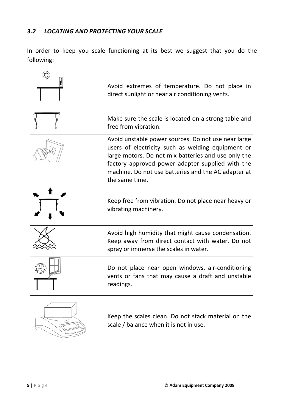 Locating and protecting your scale | Nova-Tech DCT Series User Manual | Page 5 / 12