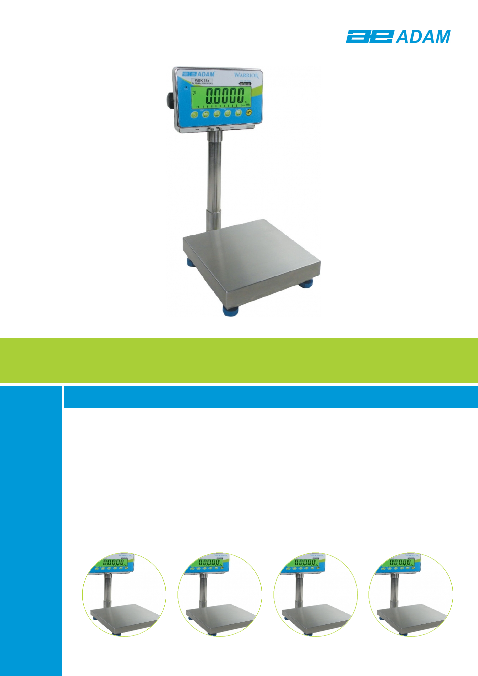 Nova-Tech Warrior Washdown Scale Series User Manual | 2 pages