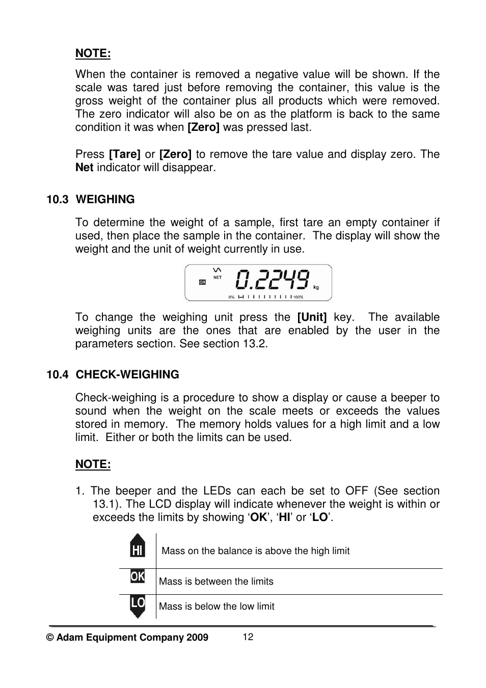 Nova-Tech WBW Series User Manual | Page 14 / 28