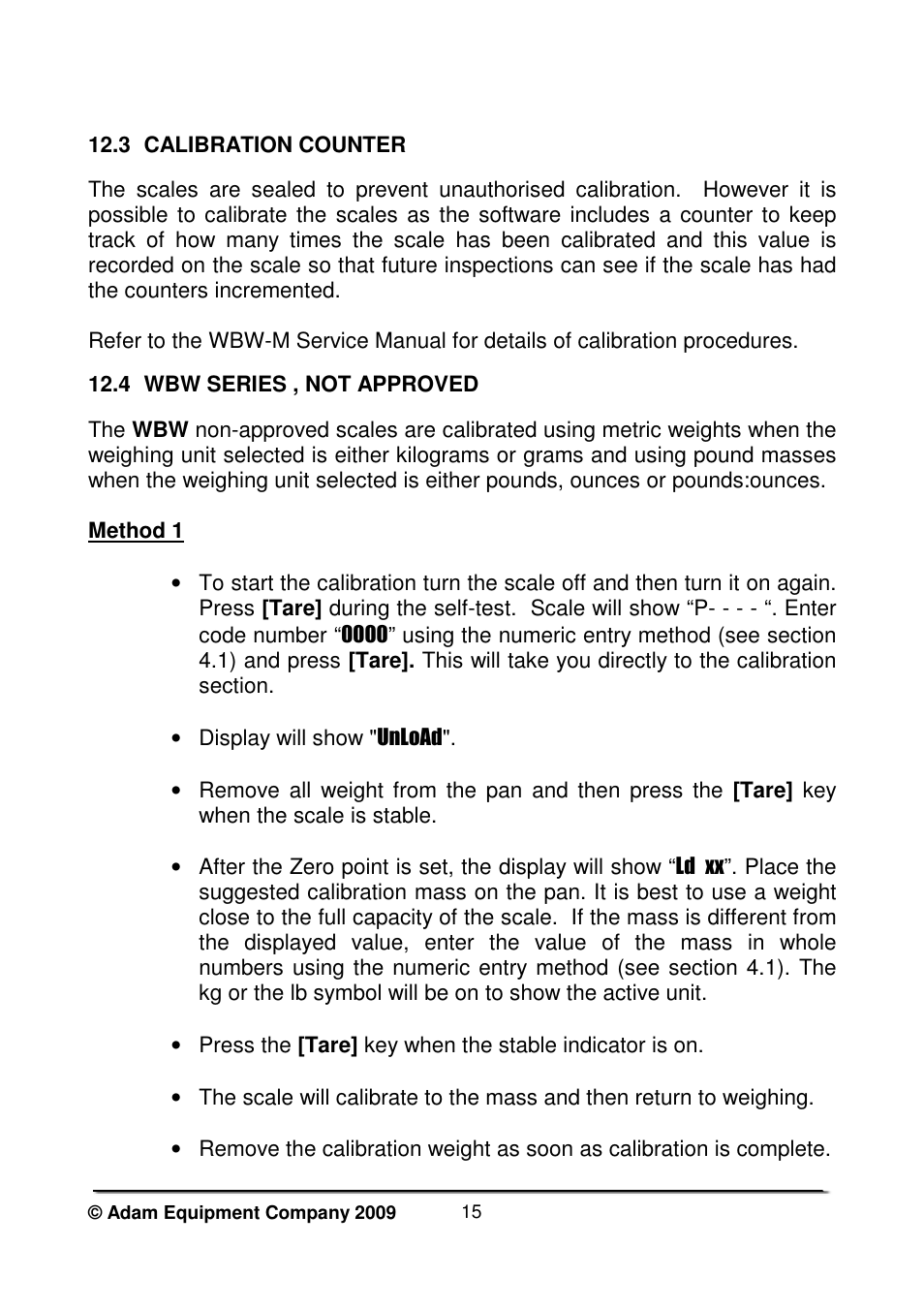 Nova-Tech WBW Series User Manual | Page 17 / 28