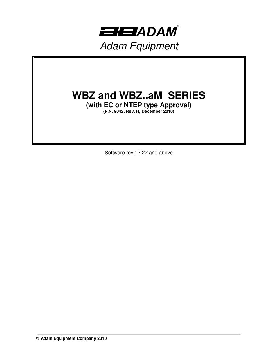 Nova-Tech WBZ..aM Series User Manual | 24 pages