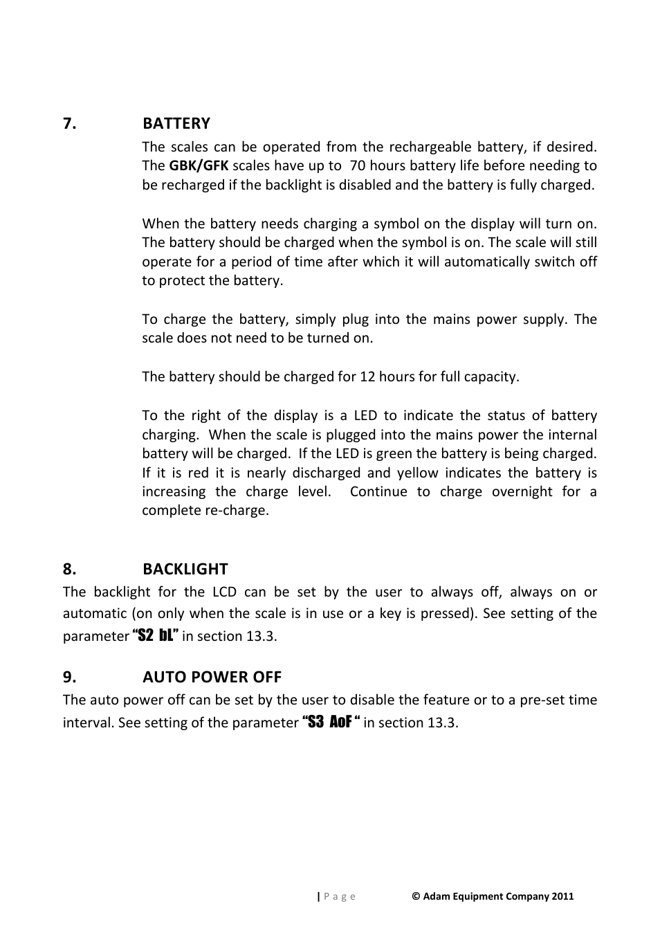 Nova-Tech GFK Series User Manual | Page 18 / 68