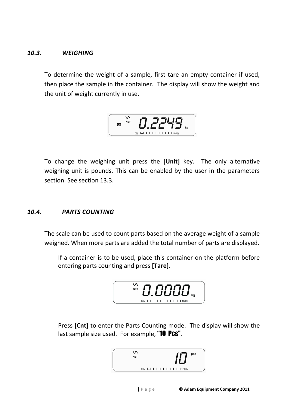 Nova-Tech GFK Series User Manual | Page 21 / 68