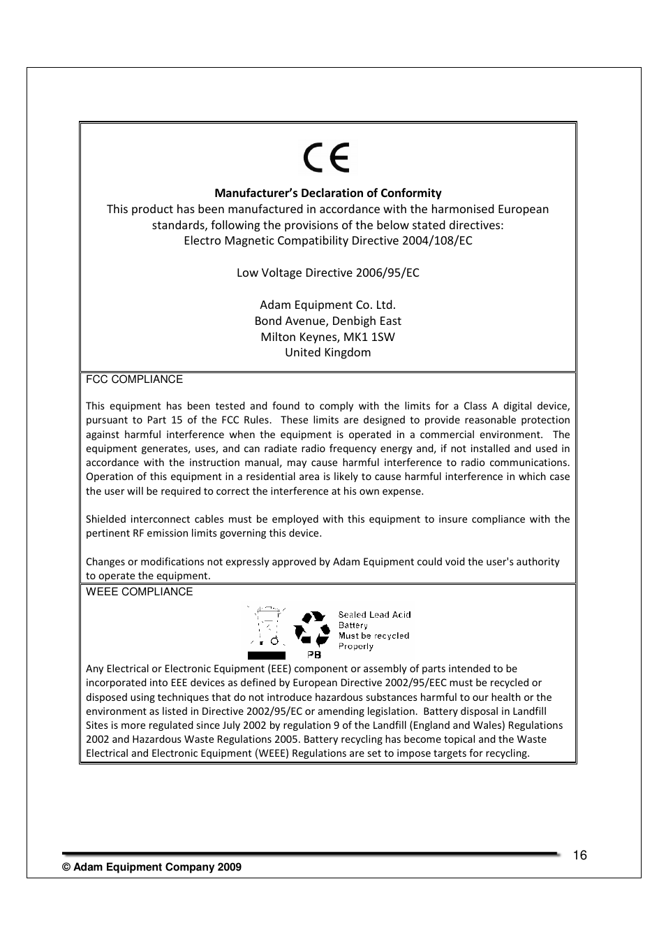 Nova-Tech LBK Series User Manual | Page 19 / 20