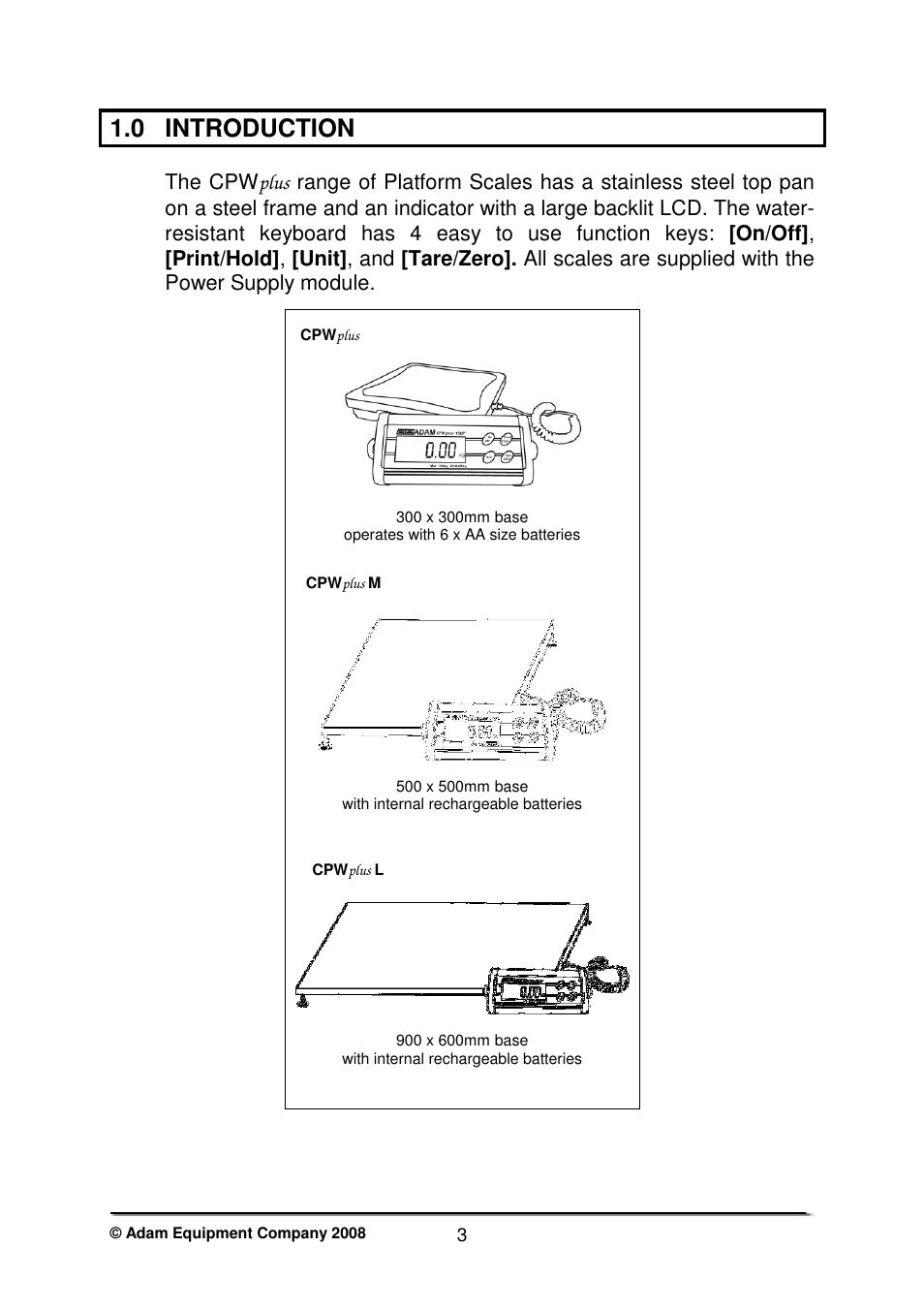 0 introduction | Nova-Tech CPWplus User Manual | Page 5 / 32