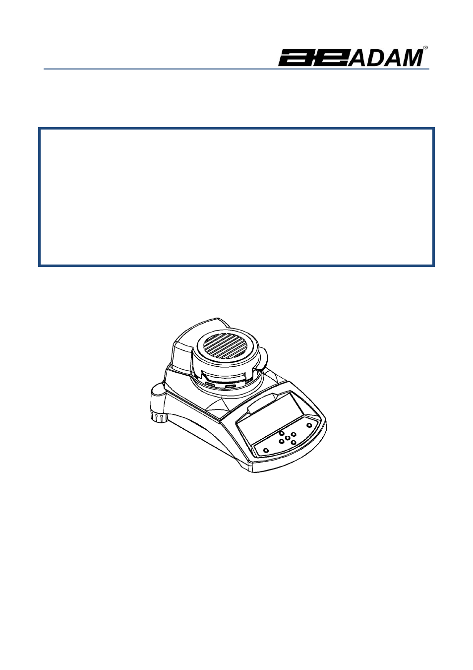 Nova-Tech PMB Moisture Analyzer User Manual | 85 pages