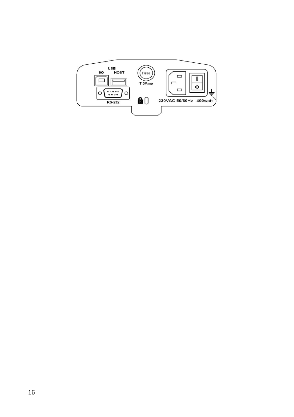 1 power, 2 data interfaces, Rear panel interfaces | Power, Data interfaces, 0 rear, Panel, Interfaces | Nova-Tech PMB Moisture Analyzer User Manual | Page 18 / 85