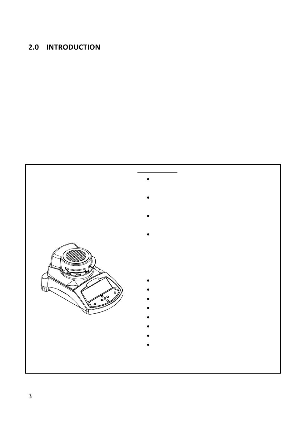 0 introduction, Introduction | Nova-Tech PMB Moisture Analyzer User Manual | Page 5 / 85