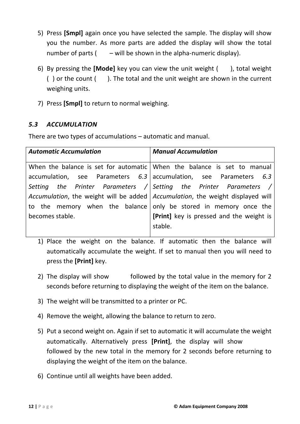 3 accumulation, Accumulation | Nova-Tech IHS 2a User Manual | Page 12 / 28